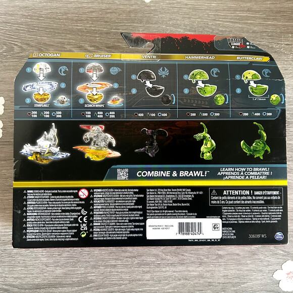 Bakugan Gen 3 White and Blue Base Starter Pack Special Set Spin Master - NIB - Picture 4 of 5